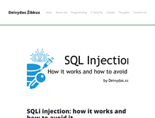 Tablet Screenshot of deivydas.com